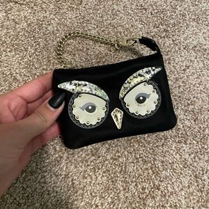 Kate spade owl face wristlet purse/wallet